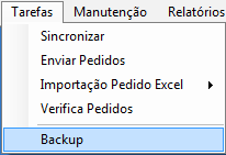 d. Verificar Pedidos: Esta função tem por objetivo buscar o número do pedido no ERP da Faróis Vinco e gravar na base local do programa de pedidos.