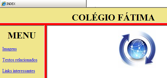 HTML Página 33 O código fonte do arquivo menu.htm <HEAD> <TITLE> MENU</TITLE> <BODY bgcolor = "#6495ED"> <H1 align = center>menu</h1> <A HREF = "fotos.