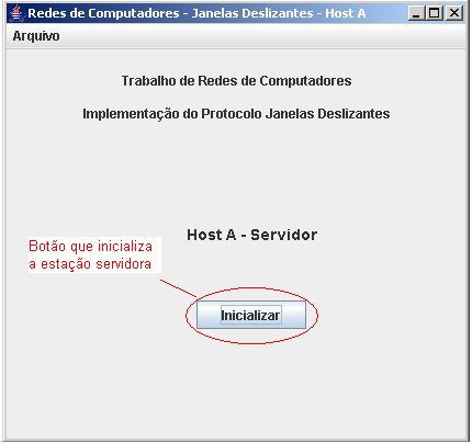 Figura 5: Arquitetura Cliente Servidor: cliente, servidor e monitor em máquinas distintas porém os testes foram realizados nos ambientes Windows e Linux, demonstrando resultados satisfatórios em