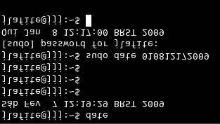 Outra maneira, seria através do console: tecle simultaneamente Crtl+Alt+F1(.