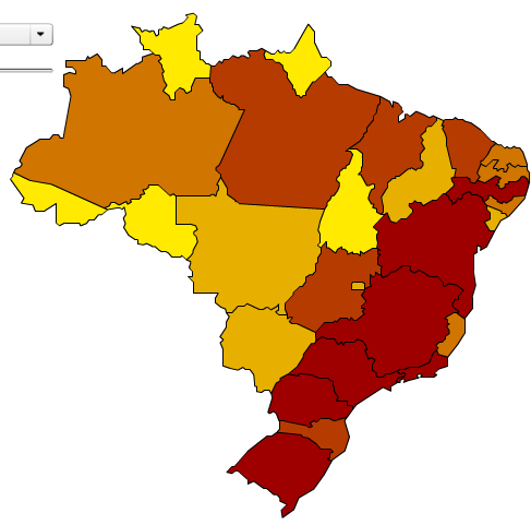 2. Pernambuco na dinâmica nacional de crescimento da população residente Como já mencionado, Pernambuco é um dos sete estados mais populosos do país e se destaca nesse conjunto por sua pequena área,