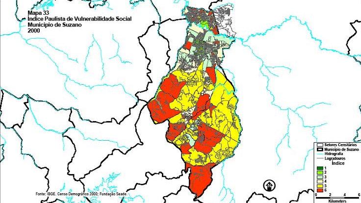 número reduzido de habitantes, ainda possui índice de vulnerabilidade alto.