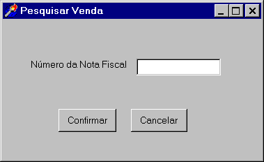 Figura 31: Protótipo para Registrar Venda Figura 32: Protótipo para o diálogo Pesquisar Venda Quatro diagramas importantes foram identificados para