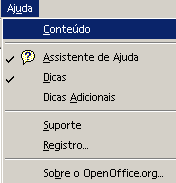 3 Personalizar Para acionar este comando: Na barra de Menus, clique em Ferramentas Configurar Nesta tela o usuário poderá alterar algumas configurações exibidas no OpenOffice.