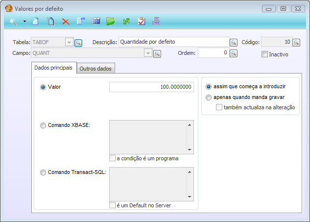 3.6.5. Teclas de utilizador A possibilidade de clicar numa tecla e ser efectuado um determinado procedimento é uma das funcionalidades mais utilizadas pelos nossos clientes.