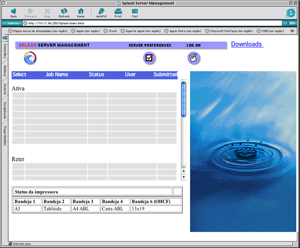 WEB QUEUE MANAGER 117 Como utilizar o Web Queue Manager O procedimento a seguir descreve como gerenciar tarefas remotamente com o Web Queue Manager.