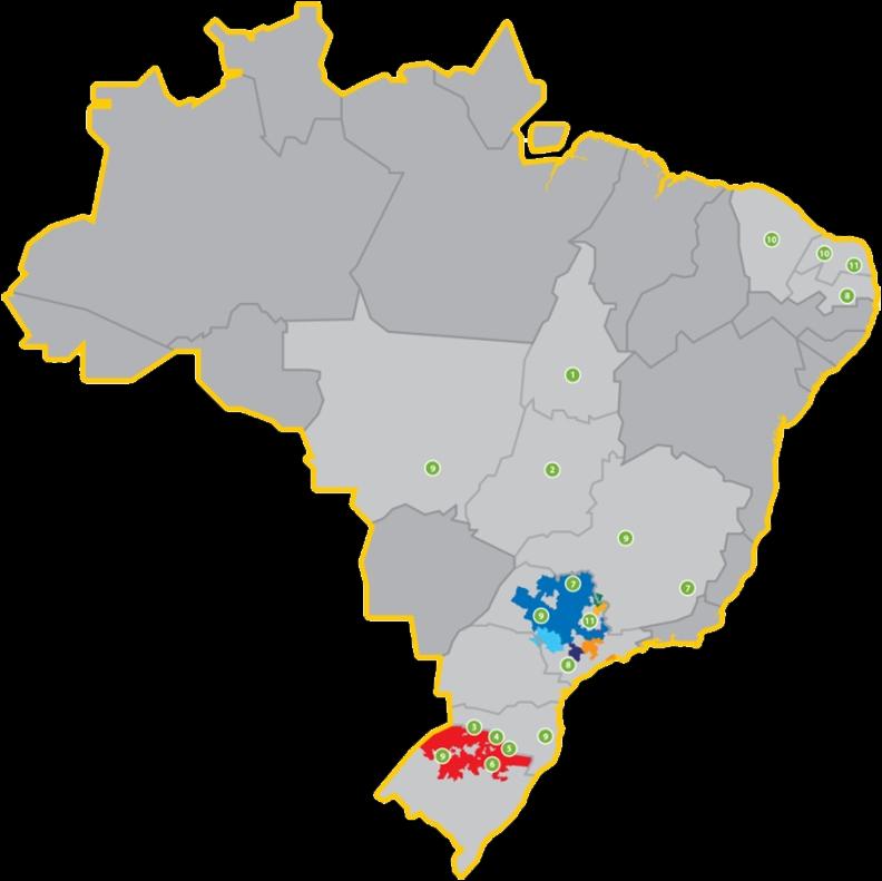 Payout de 95% desde o IPO em 2004 Liderança em Distribuição por meio de 8 subsidiárias Liderança em Comercialização e um fornecedor de Serviços de Valor Agregado de padrão internacional Liderança em