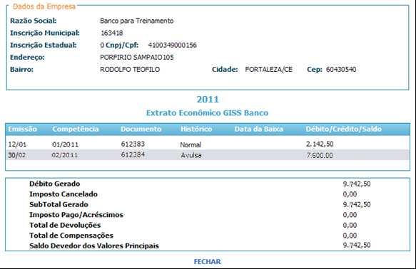 É permitida a emissão de 2º via da guia até a data de seu vencimento, após este período, utilize a opção Guia c/ Encargos no Extrato do Conta Corrente.