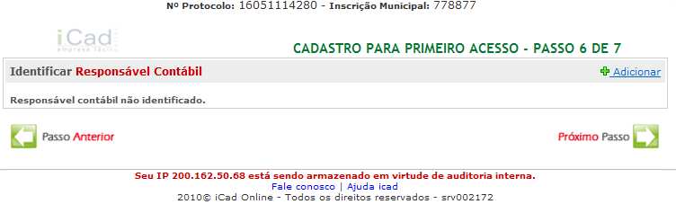 Após efetuar o cadastro dos Sócios, indique o valor de participação na Sociedade Capital Social Para alterar dados do Sócio, clique em ; Para descartar Sócios, clique em.