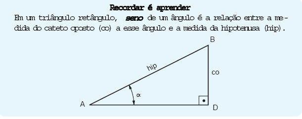 Unindo os pontos A, B e C, você obteve um triângulo isósceles Ele é o caminho para chegarmos ao triângulo retângulo Traçando a altura do triângulo isósceles, temos dois triângulos retângulos Recordar