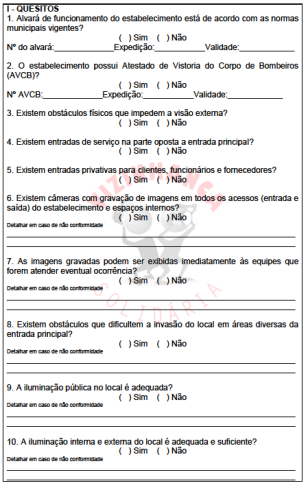 13 2º Passo: Relatório de Análise de Risco de Vulnerabilidade Figura 3: Coordenadoria Operacional PMESP Por ser o programa baseado em adesão voluntária, a Análise de Risco de Vulnerabilidade, por