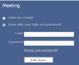 Digite um nome de reunião e um link personalizado fácil de lembrar, como seu primeiro nome ou nome de usuário.