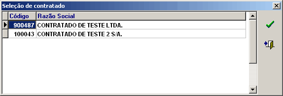 5 Entrega de Faturamento Eletrônico - EFE 2 Contratados 2.1 Adicionando contratado ao sistema Após a instalação do sistema automaticamente aparecerá a tela de solicitação de informações do contratado.