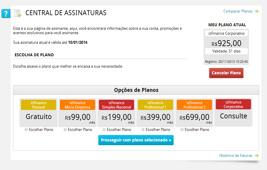 registro será cancelado automaticamente após um período superior a 30 dias sem utilização, ficando o usuário livre de qualquer compromisso e solicitação de descadastramento em nosso sistema.