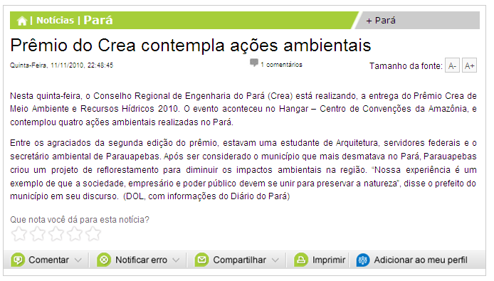 Portal/ site: Diário