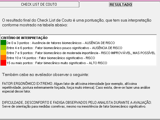 ferramentas de trabalho. Questionário de aplicação da sobrecarga psicofísica e organizacional no ambiente de trabalho conforme Manual de aplicação da NR 17 2 ed.