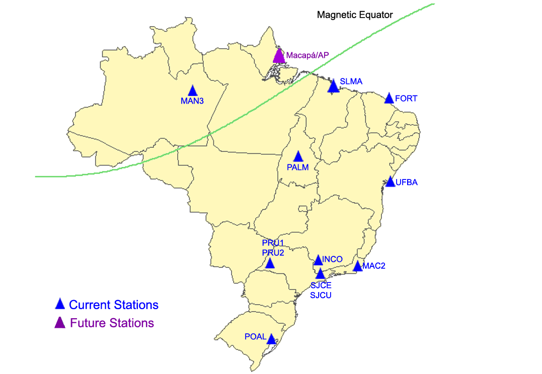 Infraestrutura GNSS no Brasil