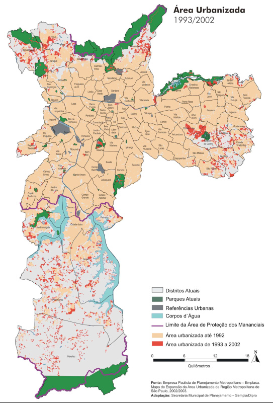 Mapas disponíveis em: http://sempla.prefeitura.sp.gov.