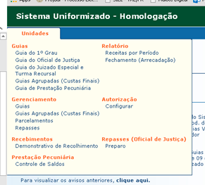 ORIENTAÇÃO Nº 01 - CONTROLE DE SALDOS VEJA COMO ACESSAR O SISTEMA 1º PASSO: No Sistema Uniformizado, acessar o