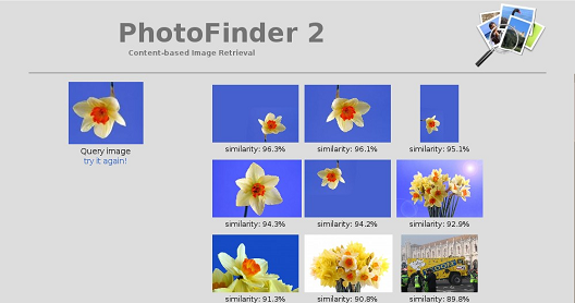 2. TRABALHO RELACIONADO 2.4. Aplicações de recuperação de imagens obter uma segmentação por manchas de cor.