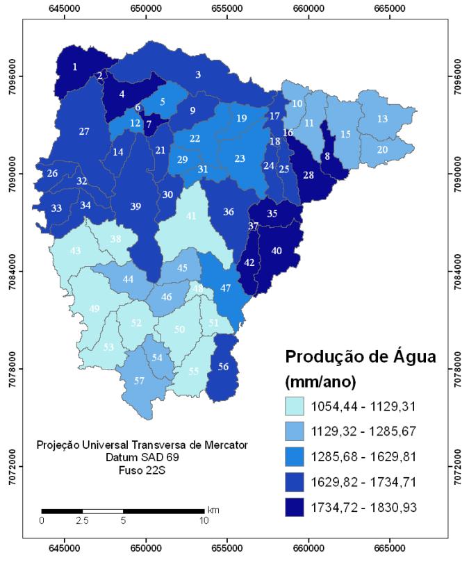 da produção de