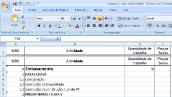 Este procedimento não implica a inexistência de custos variáveis, como por exemplo mão-de-obra e equipamentos, visto que são considerados no programa CCS.