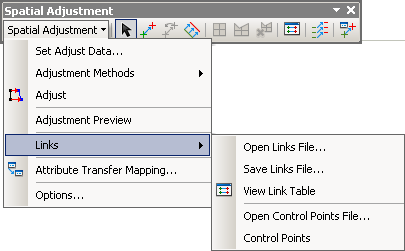 Shapefiles Ajustar Espacialmente Save Links File.