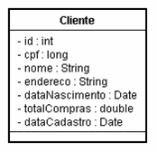 Segundo Exemplo: Cliente CREATE TABLE `cliente` ( `id_cliente` INT(10) NOT NULL AUTO_INCREMENT, `cpf` BIGINT(20) NOT NULL DEFAULT '0', `nome` VARCHAR(40) NOT NULL DEFAULT '0', `endereco` VARCHAR(100)