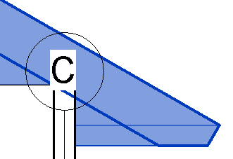 Corte hidráulico com dois cortes com profundidade Inclinação: nesta opção se define a inclinação desejada do telhado. Obs.