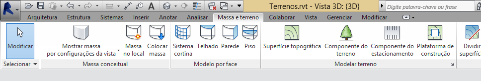 21. CRIANDO TERRENOS Os terrenos podem ser criados a partir de um desenho de curva de nível importado do AutoCAD ou podemos simplesmente adicionar pontos para a criação dos terrenos.