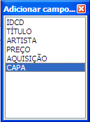 Editando dados Versão 1.1 formatação do documento. A opção <Abrir> abre o formulário para apresentação ou edição dos dados da(s) tabela(s) e corresponde a um duplo clique sobre o nome CDS.