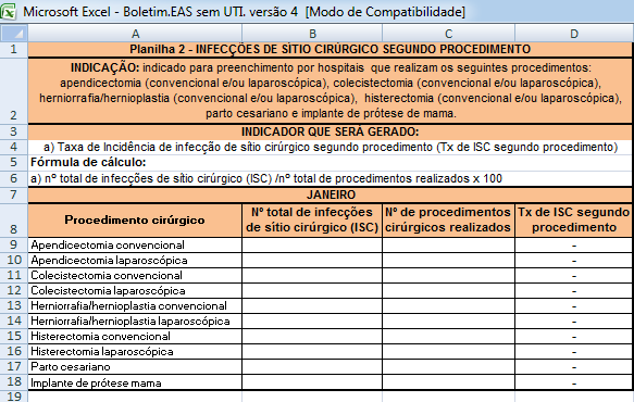 A notificação dos casos é conforme o tipo de