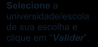 Em seu dossiê Campus France, no momento de registrar sua(s) candidatura(s), você indicará se sua candidatura é para o 1º ou 2º ano do Master ou 2º ou 3º da Licence.