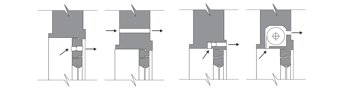 Fig. 11 - Intervalo admissível da relação pressões/caudais para uma grelha de 30 m 3 /h auto regulável a 10 Pa Pinto, A.