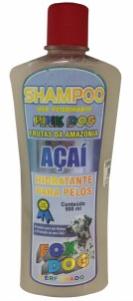 O mercado de animais de estimação A biodiversidade também para animais de estimação Fox Dog Pink Dog - Frutas da Amazônia Dog Shampoo - Hidratante para Pelos Açaí, Frutas da Amazônia (Açaí