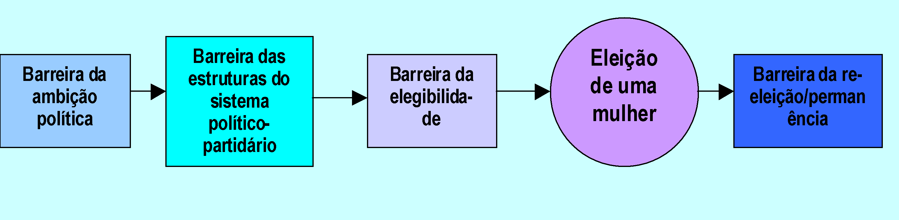 22 efetiva das mulheres. Desta forma, as tais desvantagens públicas se convertem rapidamente em desvantagens parlamentares.