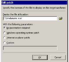 DEPLOYMENT DE SOFTWARE Através da software área no meio da interface de configuração clicar em add.