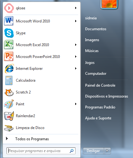 Acessando o Scratch Iniciar / programas/