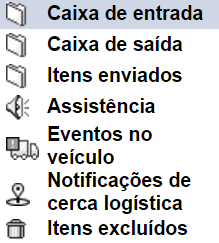 Aba Transmissão de mensagens: Como ler e enviar uma mensagem Na aba Transmissão de