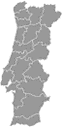 Portugal.Sede (áreas administrativas, unidades de produção e delegação do Porto (Z1));.