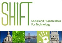 notícias SH IFT Vai re a izar-se na Unive rsidade Nova de Lisb oa, e ntre os dias 27 e 29 de Se te m b ro de 2006, o Congre sso "Sh ift Sociaand H um an Ide as for Te ch no ogy" ce ntrado nas te cno