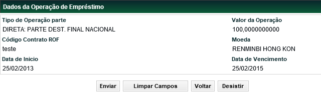 Glossário Após selecionar a opção Alterar e clicar no ícone, o módulo exibe tela para a alteração de