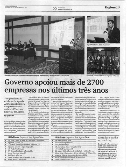Publicação: 17 12 2015 Fonte: Jornal Edição: 19208 Página: 5 Tiragem: 4648