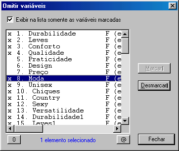 Numerar as observações: permite criar uma variável identificando partes ou o número da observação.