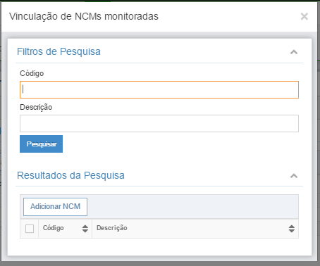 Para os clientes utilizam a integração, não haverá necessidade de preenchimento, pois o Alerta NCM fará uma busca no seu sistema Fiscal dos últimos 6