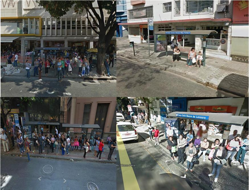 27 Figura 2 Pontos de ônibus nas principais ruas do centro de Belo Horizonte Fonte: Elaborado pelo