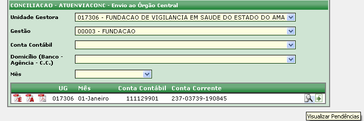 Esse procedimento é de competência do responsável pelos controles contábeis do Órgão (Ex: Gerente Administrativo-Financeiro, Diretor Administrativo-Financeiro, Contador, etc).