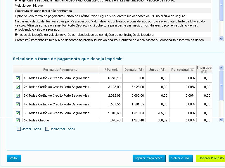 Novo Corretor Online Porto Print Web Automóvel Durante a navegação no PPWeb serão