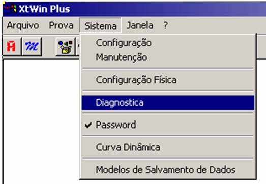 acesso (1234). Em seguida, a janela Entradas Analógicas é ativada.