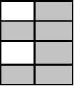 11 Analisando as figuras abaixo, a figura que corresponde à fração 2 é : 6 (A) (B)